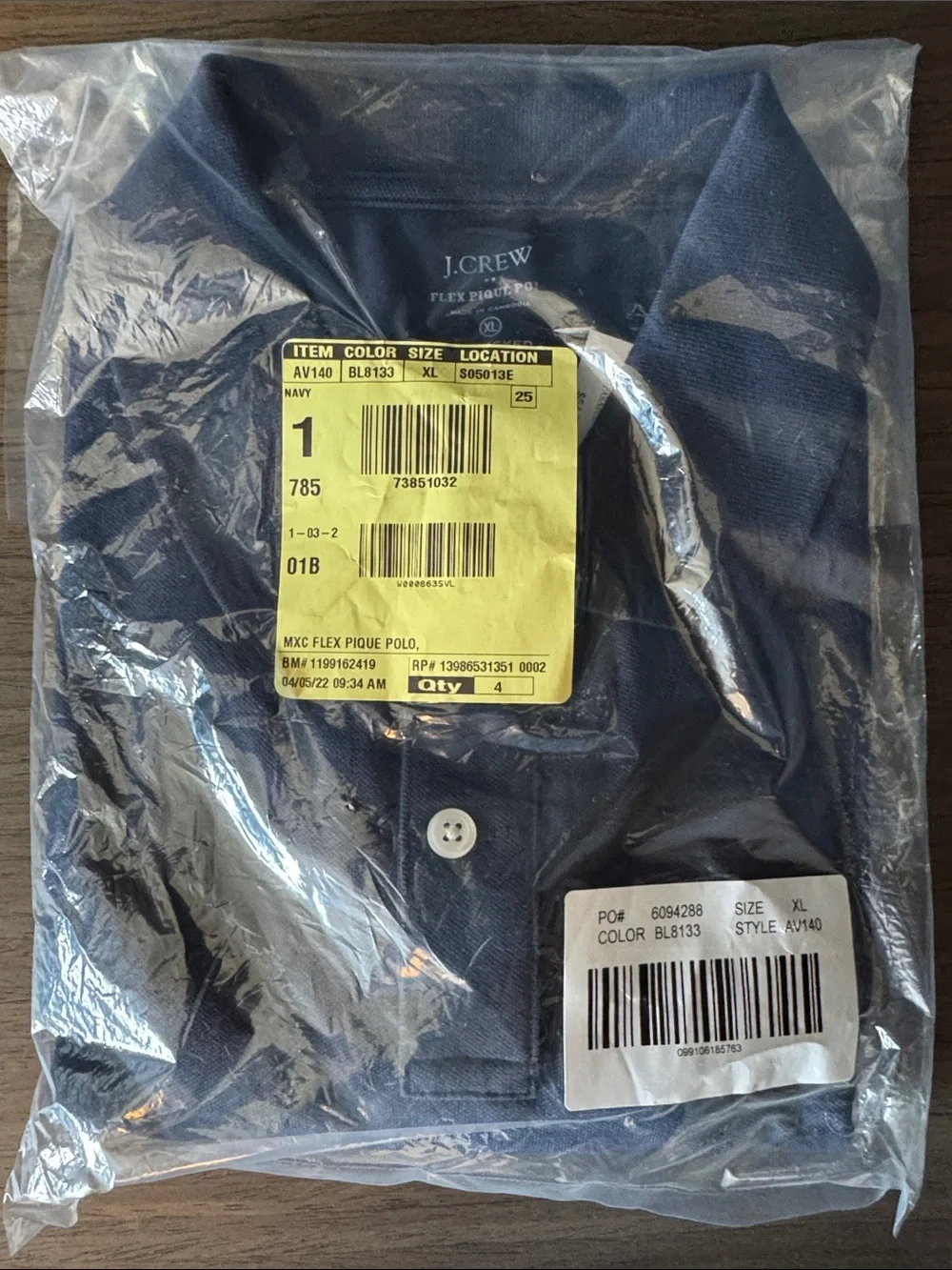 J. Crew Navy Polo Shirt
